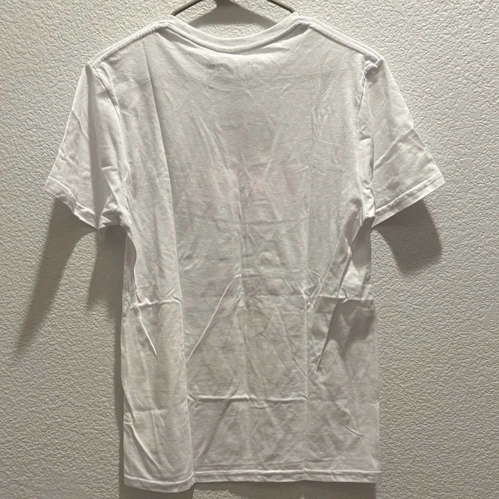 The Phluid Project White Tee with Multicolor 'Be Kind to All Kinds' Print - Picture 5 of 6